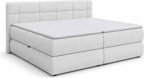 Grande - przestronne łóżko kontynentalne z materacem 7-strefowym i 2 pojemnikami 140x200 - 240x200
