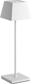 Siesta White przenośna i ładowalna lampa stołowa LED IP54