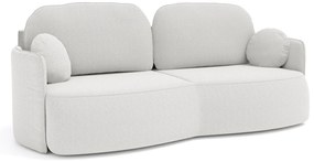 Elegancka jasnoszara kanapa z funkcją spania - Mesa 4X