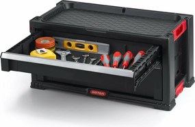 Keter Skrzynka z 2 szufladami, czarny