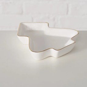 Ceramiczna miseczka w kształcie choinki NIVA, 11 x 12 cm