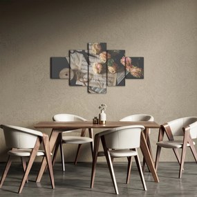 Obraz nut i róż (125x70 cm)