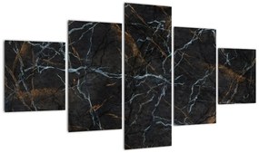 Obraz - Czarny marmur (125x70 cm)