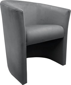 Fotel CLUB tkanina Welur elegancki fotel tapicerowany do salonu i gabinetu : Kolor tkaniny - VELVET - BL14