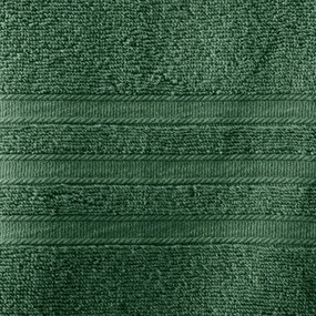 Ciemnozielony bawełniany ręcznik frotte 50x85 cm Zero Twist – Catherine Lansfield