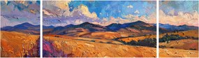 Obraz - Obraz olejny przedstawiający krajobraz (170x50 cm)