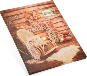 Obraz podświetlany - Fotel bujany, 2 diody LED, 30 x 40 cm