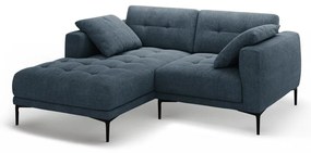 Ciemnoniebieski narożnik (lewostronny/z szezlongiem) Bemy – Micadoni