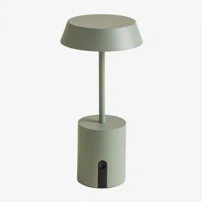 Bezprzewodowa Zewnętrzna Lampa Stołowa Led Uliana Mus Celadonowy - Sklum