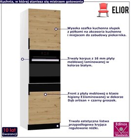 Słupek kuchenny na piekarnik - Kelson 28X