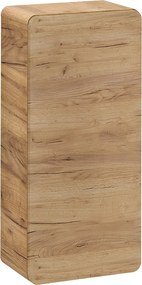 Szafka łazienkowa boczna, wisząca Aruba 830 FSC, dąb craft złoty