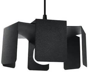 Lampa wisząca TULIP czarna SOLLUX  LIGHTING