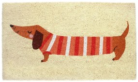 Wycieraczka z włókna kokosowego 43x73 cm Sausage Dog – Rex London