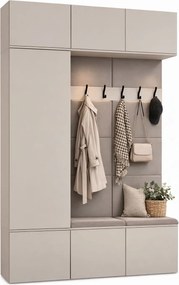 Nowoczesna kaszmirowa garderoba z siedziskiem  A5-E22