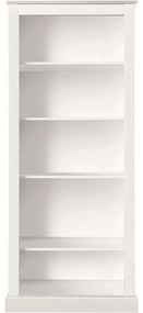 Biały regał z litego drewna sosnowego 181x31 cm Mille – Støraa