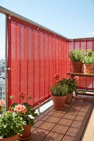 Czerwony parawan ogrodowy C9-F44