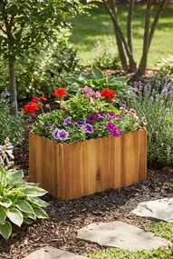 Donica ogrodowa z drewna akacjowego H9-A57