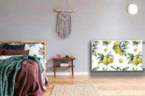 Maskownica dekoracyjna grzejnika Żółte cytryny