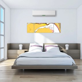 Obraz - Dziewczyna (170x50 cm)