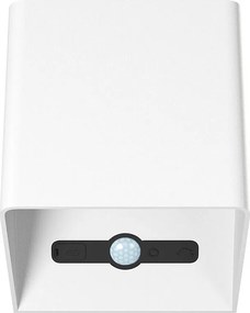 Kinkiet ścienny LED Beneito Faure z czujnikiem ruchu zasilany bateryjnie - 6 W, 3000 K, ładowanie przez USB-C, IP54 - biały