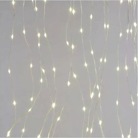 Zewnętrzny łańcuch świetlny LED, 300 diod / 8 funkcji, 5,9 m, IP44, ciepła biel
