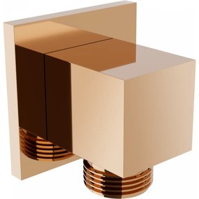 Mexen Cube przyłącze kątowe, różowe złoto - 79340-60