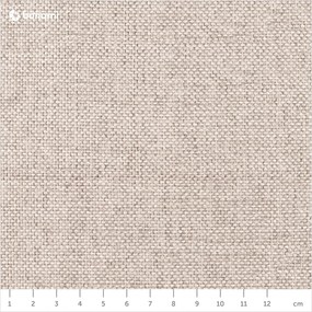 Beżowe tapicerowane łóżko dwuosobowe ze schowkiem ze stelażem 140x200 cm Juniper – Mazzini Beds