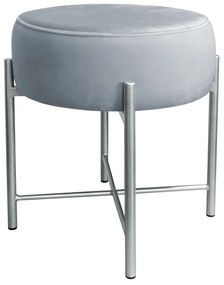 Taboret Pola noga metalowa szara BL06