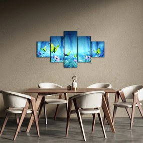 Obraz - Mistyczna leśna polana (125x70 cm)