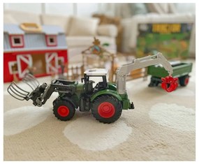 Woopie zestaw maszyn rolniczych traktor ciągnik zagroda mini farma osada rolnicy