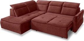 Narożnik MURILLO L z elektryczną regulacją siedziska Lewostronny w tkaninie VOGUE 08 WERSAL