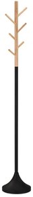 Wieszak stojący 176x28 cm czarny/beżowy