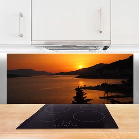 Panel Szklany Szczyty Gór nad Zatoką