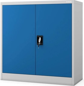 Szafka biurowa na dokumenty Beata 90x40x93 cm szary/niebieski