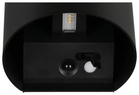 Lampa zewnętrzna ścienna LED z czujnikiem ruchu na USB (wysokość 10 cm) Genie – Trio