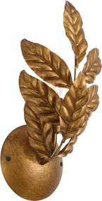 Lampa ścienna w stylu vintage antyczne złoto - Linden