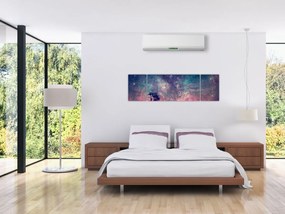 Obraz - Nieziemskie nocne niebo (170x50 cm)