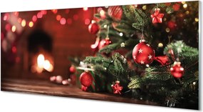 Panel szklany do Kuchni Choinka Pełna Prezentów