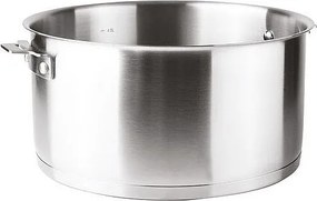 Rondel ze stali nierdzewnej o średnicy 24 cm z wymienną rączką i systemem Click & Lock - kolekcja Combi od Lacor