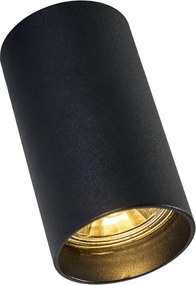 Nowoczesny reflektor czarny 5,5 cm - Tuba