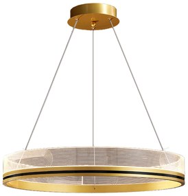 Lampa Wisząca APP1189-CP Złota 40cm