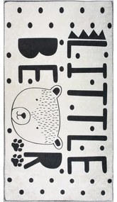Czarno-biały dywan dziecięcy odpowiedni do prania 120x180 cm Little Bear – Vitaus