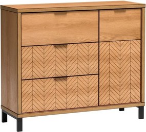Komoda CARINI 117,5 cm do Salonu Sypialni Dąb