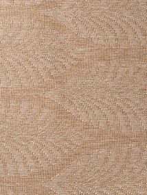 Dywan zewnętrzny dwustronny Duet Liście beżowo-kremowy 160 cm x 160 cm koło
