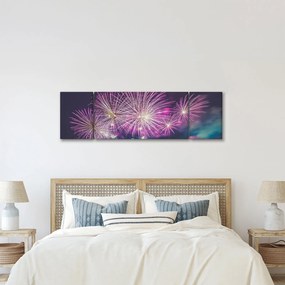 Obraz fajerwerków (170x50 cm)