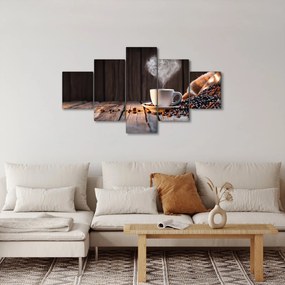 Obraz - Czas na kawę (125x70 cm)
