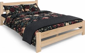 Drewniane Łóżko W Stylu Skandynawskim 120X200 B1-R86