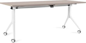 Składane biurko pracownicze na kółkach Carl 180x80 cm