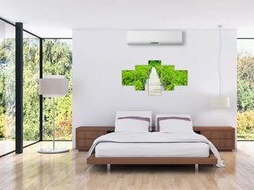 Obraz - drewniany chodnik (125x70 cm)