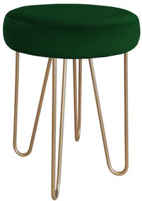 Taboret Venus HAIRPIN noga złota MG25